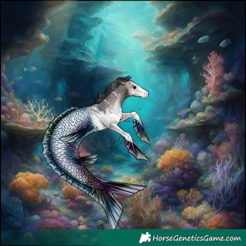 Horse Color:Powder White White Spotted Blue Onyx 