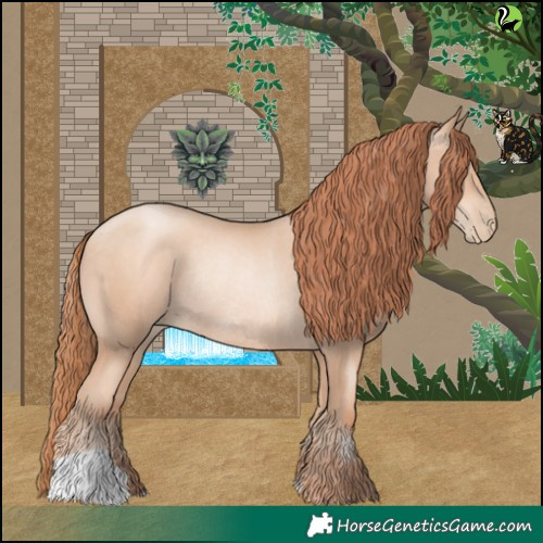 Horse Color:Sable Champagne Pearl Rabicano 