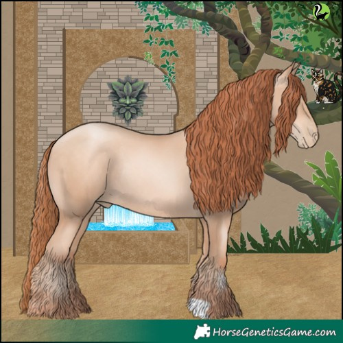 Horse Color:Sable Champagne Pearl Rabicano 