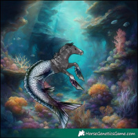 Horse Color:Powder White Black 