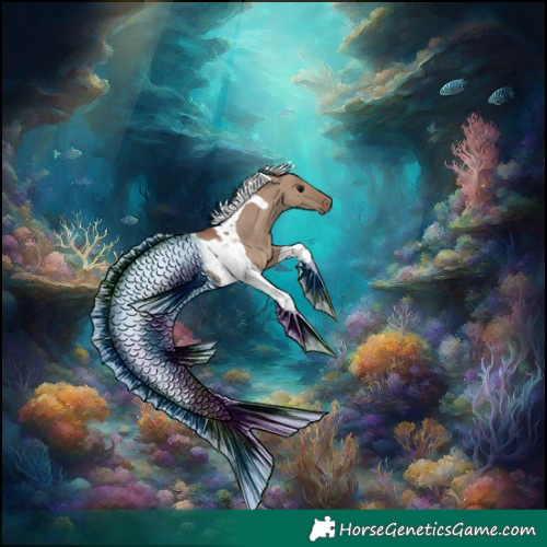 Horse Color:Silver Grullo Tobiano 