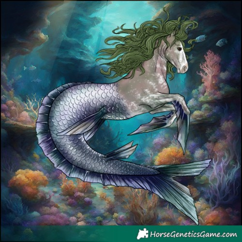 Horse Color:White Spotted Black Pearl 