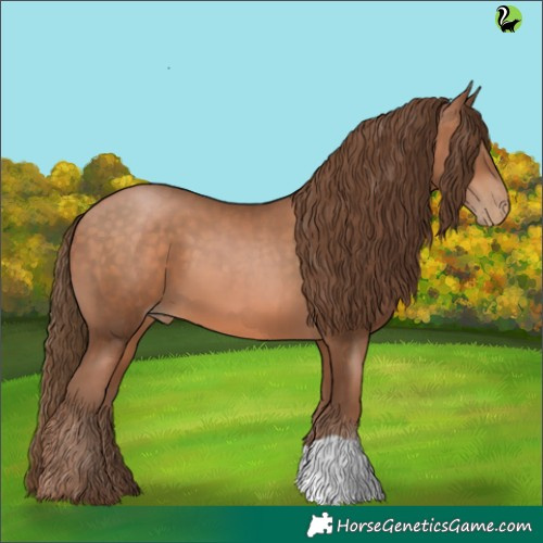 Horse Color:Brown Pearl