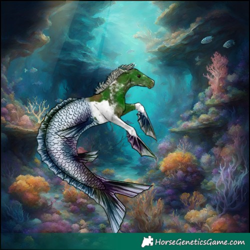 Horse Color:Chocolate Silver Black Tobiano 