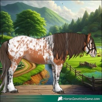 Horse Color:Bay Splash Tobiano Appaloosa and Bay Splash Tobiano Appaloosa