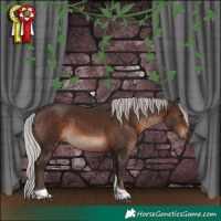 Horse Color:Silver Brown Tobiano Rabicano 