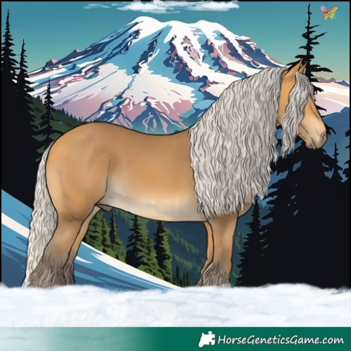 Horse Color:Silver Buckskin 