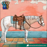 Horse Color:Silver Classic Champagne Sabino Tobiano Appaloosa Rabicano 