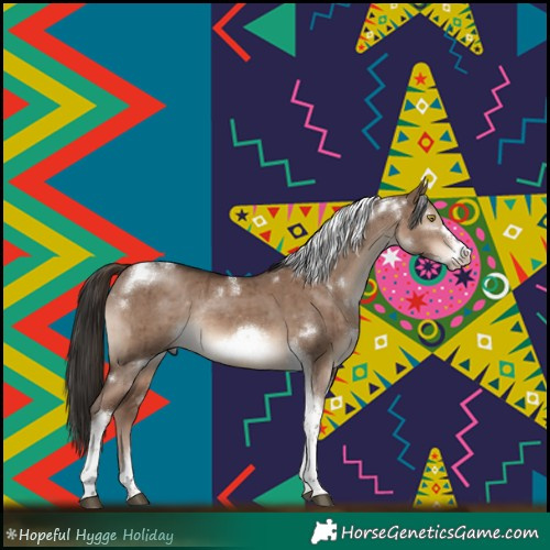 Horse Color:White Spotted Liver Red Dun Tobiano Frame Rabicano Brindle 