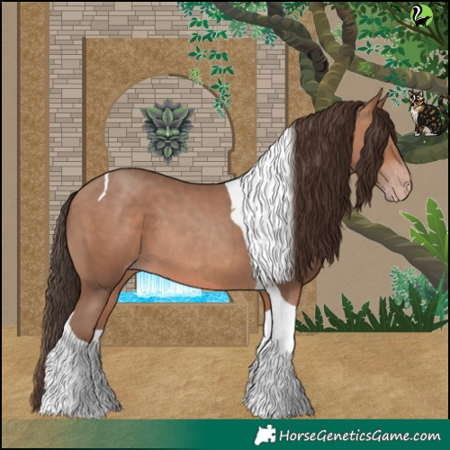 Horse Color:Sable Champagne Tobiano 