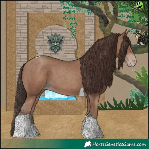 Horse Color:Classic Champagne Tobiano 