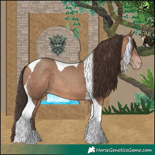 Horse Color:Sable Champagne Tobiano 