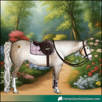 Horse Color:Gray Silver Classic Cream Champagne Sabino