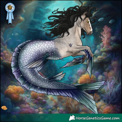 Horse Color:Gray Brown Roan Dun Rabicano 