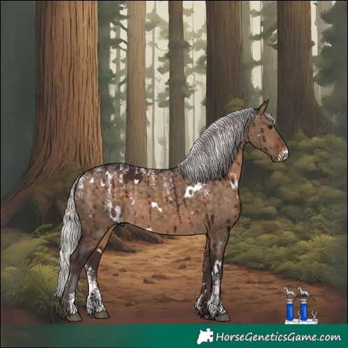 Horse Color:Powder White White Spotted Silver Brown Dun Brindle 