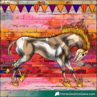 Horse Color:Amber Champagne Tobiano 