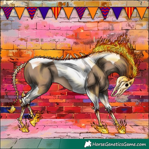 Horse Color:Classic Champagne Tobiano 