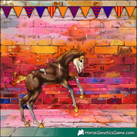 Horse Color:Chestnut Tobiano 