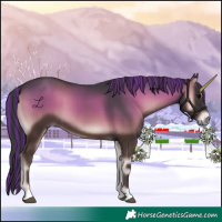 Horse Color:Painted Blue Onyx