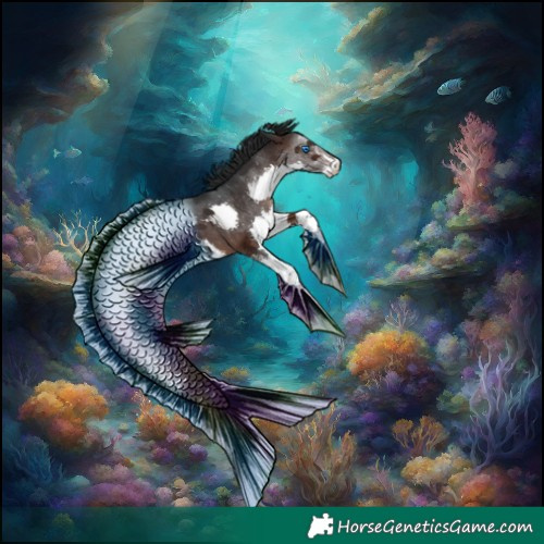 Horse Color:White Spotted Brown Splash 