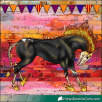Horse Color:Black Tobiano