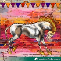Horse Color:Classic Champagne Tobiano
