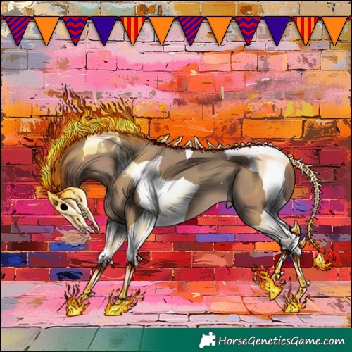 Horse Color:Classic Champagne Tobiano 