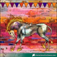 Horse Color:Classic Champagne Tobiano