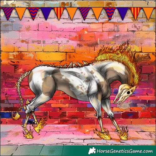 Horse Color:Classic Champagne Tobiano 