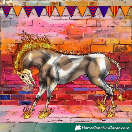 Horse Color:Classic Champagne Tobiano 