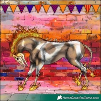 Horse Color:Classic Champagne Tobiano 