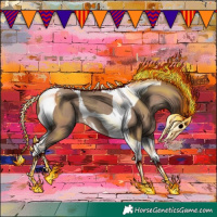 Horse Color:Classic Champagne Tobiano Appaloosa 