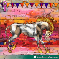 Horse Color:Classic Champagne Tobiano