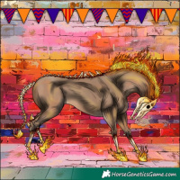 Horse Color:Sable Champagne