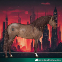 Horse Color:Chocolate Brown Dun