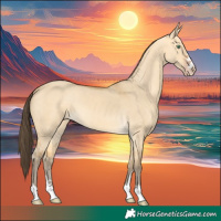 Horse Color:Amber Cream Champagne Dun