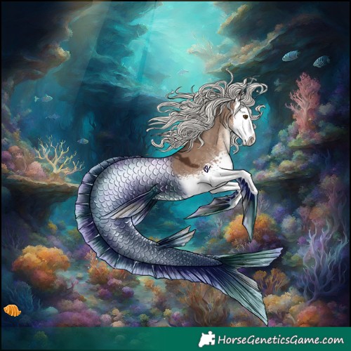 Horse Color:White Spotted Liver Red Dun Mushroom Splash 