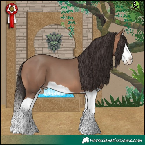 Horse Color:Sable Champagne Splash 