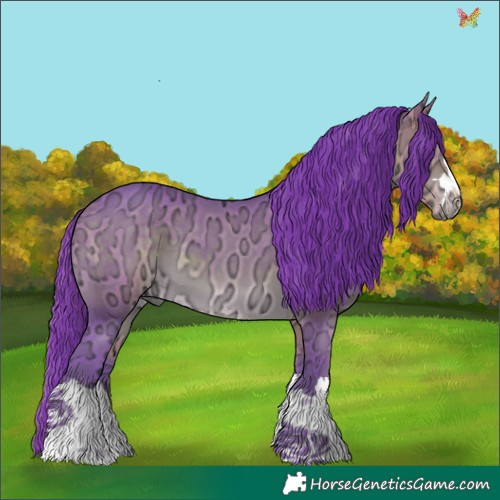 Horse Color:Watercolor Buckskin Ice 