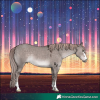 Horse Color:Platinum Liver Red Dun