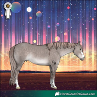 Horse Color:Platinum Liver Red Dun 