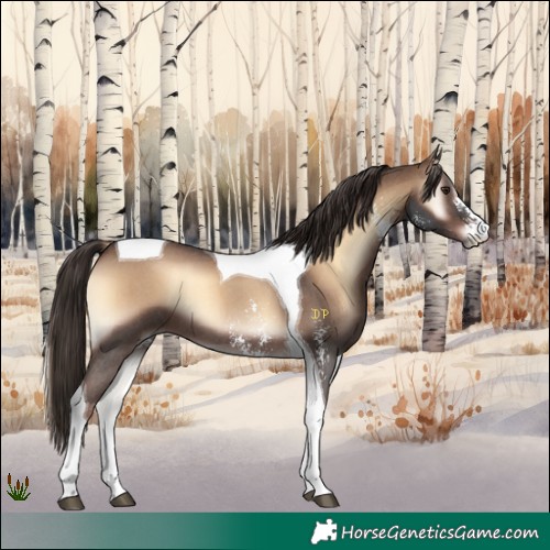Horse Color:Liver Red Onyx Sabino Tobiano 