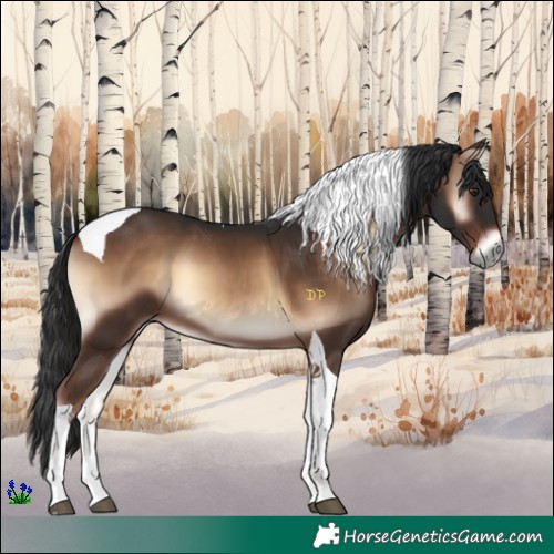 Horse Color:Liver Red Onyx Tobiano 