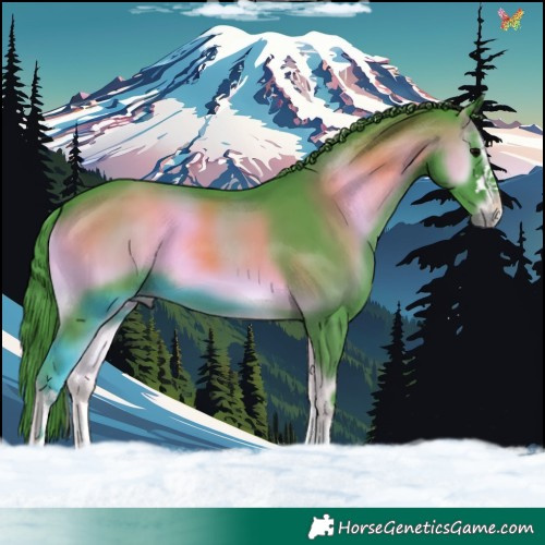 Horse Color:Watercolor Smoky Blue Onyx 