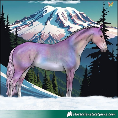 Horse Color:Watercolor Chocolate Palomino 