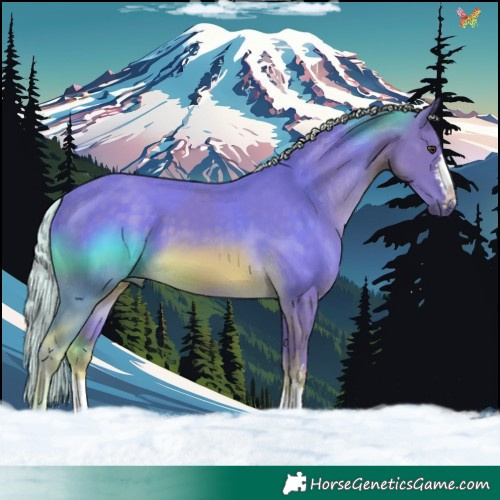 Horse Color:Watercolor Chocolate Palomino 
