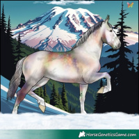 Horse Color:Gray Nacre Liver Red Onyx