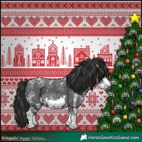 Horse Color:Gray White Spotted Liver Chestnut Ice Frame 