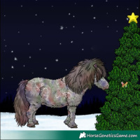 Horse Color:Nacre Liver Chestnut Ice 