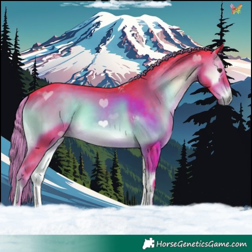 Horse Color:Watercolor Liver Red Onyx
